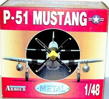 FRANKLIN MINT ARMOUR P-51 MUSTANG 1:48 SCALE CHARLES WEAVER W.W.ll Aces ART98035