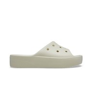 Crocs Classic Platform Slide Bone 24SWSD208180 Z2Y2 Women Shoes