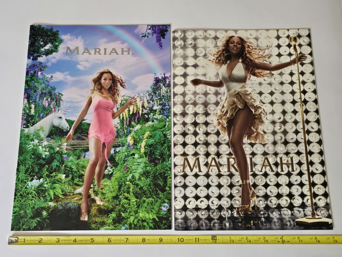 MARIAH CAREY 2 TOUR CONCERT PROGRAM RAINBOW THE ADVENTURES OF MIMI