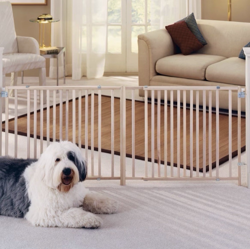 North States 4649 Extra-Wide Swing Gate New In Box Baby / Pet Wood