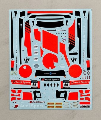 1/24 R8 LMS GT3 Inter GT Challenge Suzuka 10H 2018 Sport Team WRT Decal