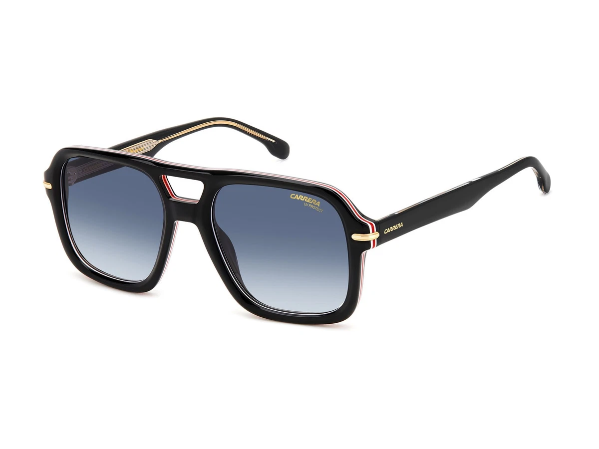 CARRERA 317/S M4P 55 Herren Pilot Sonnenbrille Schwarz / Blau  147 mm  55-20-150