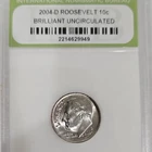 2004-D Roosevelt Dime Brilliant Uncirculated INB Certified #2214629949