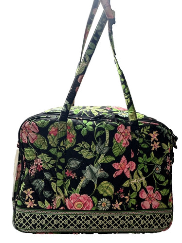 Vera Bradley Pet Carrier Floral Botanical Garden Dog Cat Animal 15" x 11" x 9"