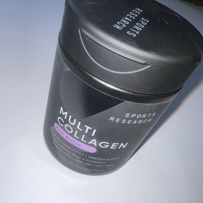 Sports Research Multi Collagen Complex, 3000 mcg of Biotin per Serving,90 Count 