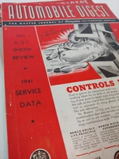 1941 Automobile Digest Magazine 4 magazines Jan Feb March April