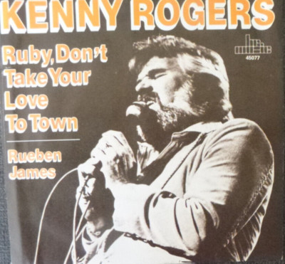 7'' 60s IN MINT-! KENNY ROGERS : Ruby Don´t Take Your Love to Town + Rueben James