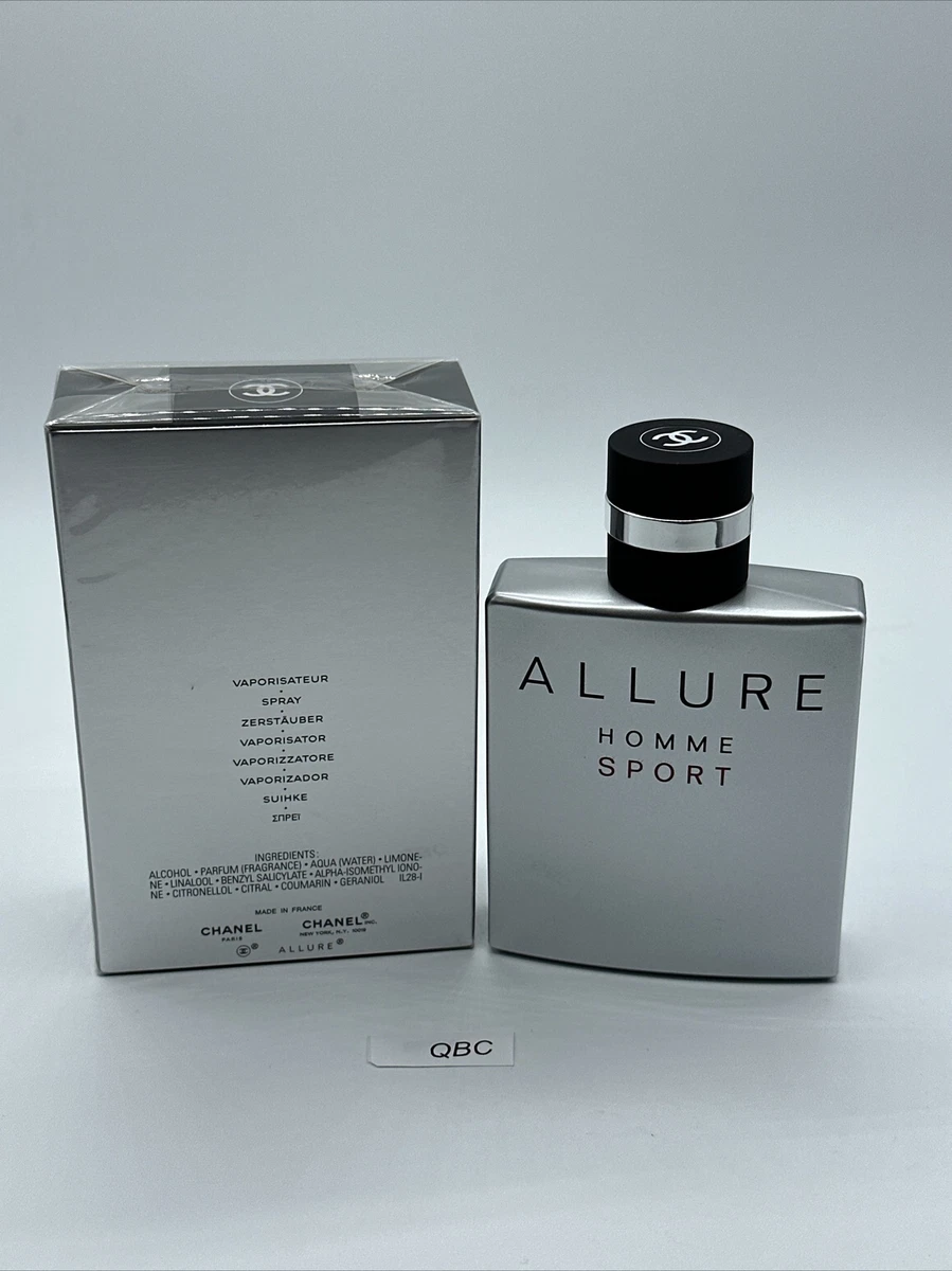 CHANEL ALLURE HOMME SPORT Eau de Toilette Spray 3.4 Fl. Oz.