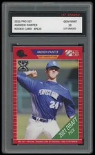 ANDREW PAINTER 2021 PRO SET (LEAF) 1ST GRADED 10 ROOKIE CARD RC #PS20 PHILLIES