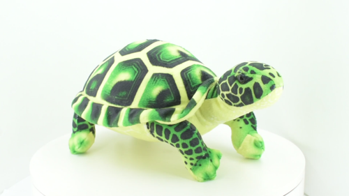 Toy Turtle Tortoise Green Stuffed Animal Plush Realistic Soft Gift 11 " RI40 BA2 - Video 1 of 1