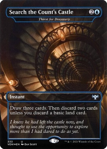 NM Search the Count's Castle, Innistrad: Crimson Vow, Magic the Gathering, 333