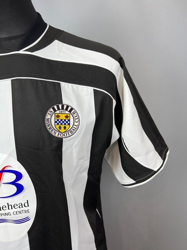 ST MIRREN 2005 2006 HOME SHIRT FOOTBALL SOCCER JERSEY XARA MENS SIZE M - Picture 7 of 8