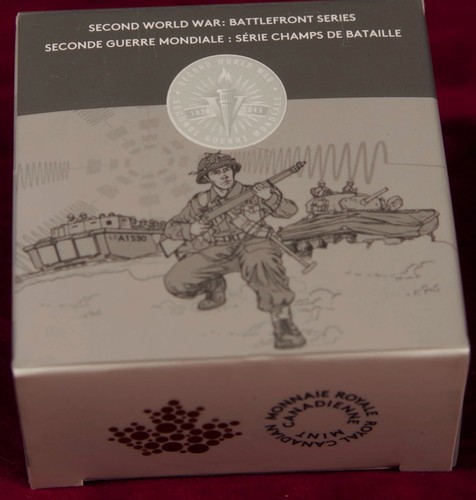 2019 $20 Fine Silver WWII: Battlefront Series The Normandy Canpaign - Picture 4 of 4