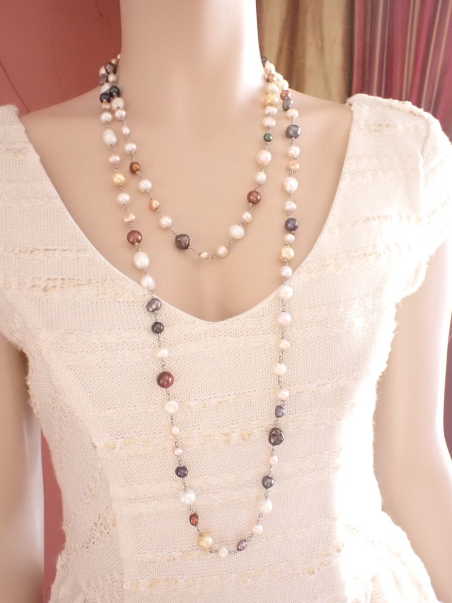 ◇roaju◇ big pearl point necklace BX856_EC7253