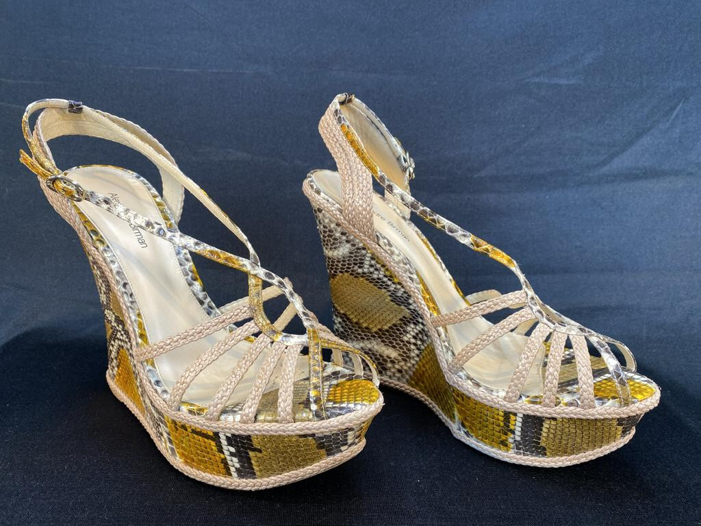 "Alexandre Birman" Pumps, Genuine Python Snake, H… - image 2