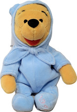 Disney Store Easter Bunny Pooh 8  Mini Bean Bag Plush 1999 Collectible