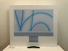 Apple iMac 24" Blue M1 2021 A2439 MJV93LL/A - Empty Retail Box Only