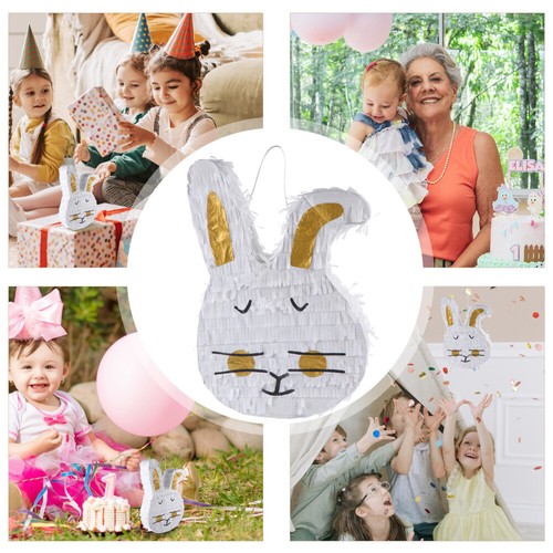 Easter Rabbit Pinata Party Supplies Bunny Child Birthday Decoration Decorations - 第 7/12 張圖片