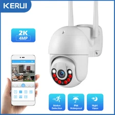 KERUI  Wireless WI-FI IP Camera iCsee APP 4MP Indoor Outdoor HD Home Security