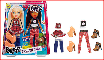 2 Outfits - Bratz Deluxe Fashion Pack LUV PAISLEY + 3 CHEERS 4 BLING!  VHTF 
