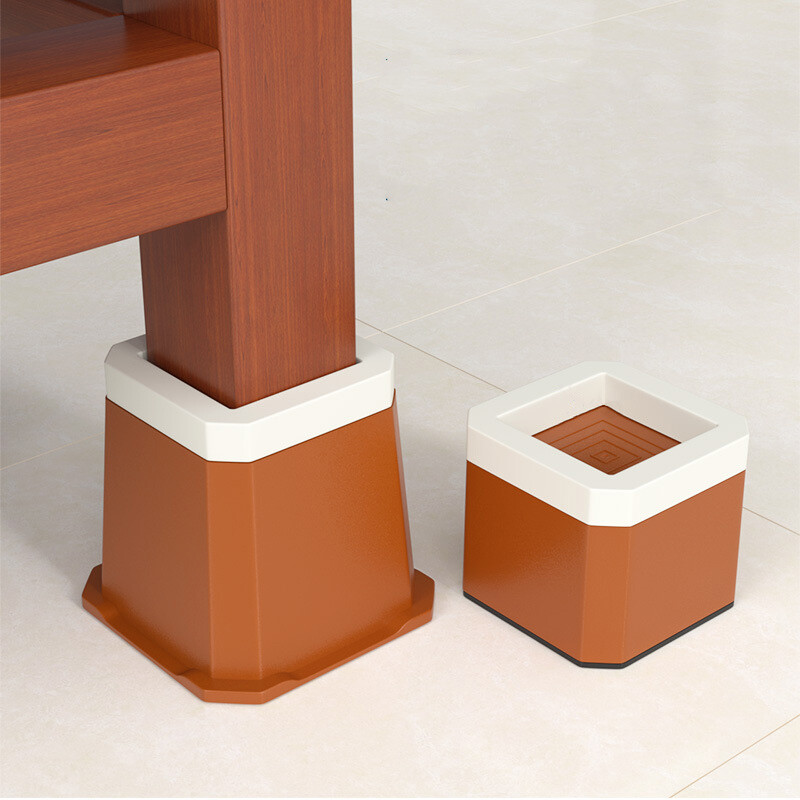 1/4PCS Bed Risers Feet Chair Leg Lifts Furniture Sofa Table Raisers Leg
