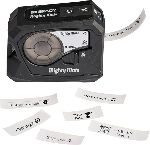 Brady Mighty Mate Label Maker - Wireless Bluetooth Printing, Labeler