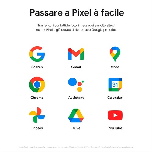 Cellulare Smartphone GOOGLE Pixel 8 5G 8+256GB 6,2" Obsidian Black Nero - Foto 5 di 11