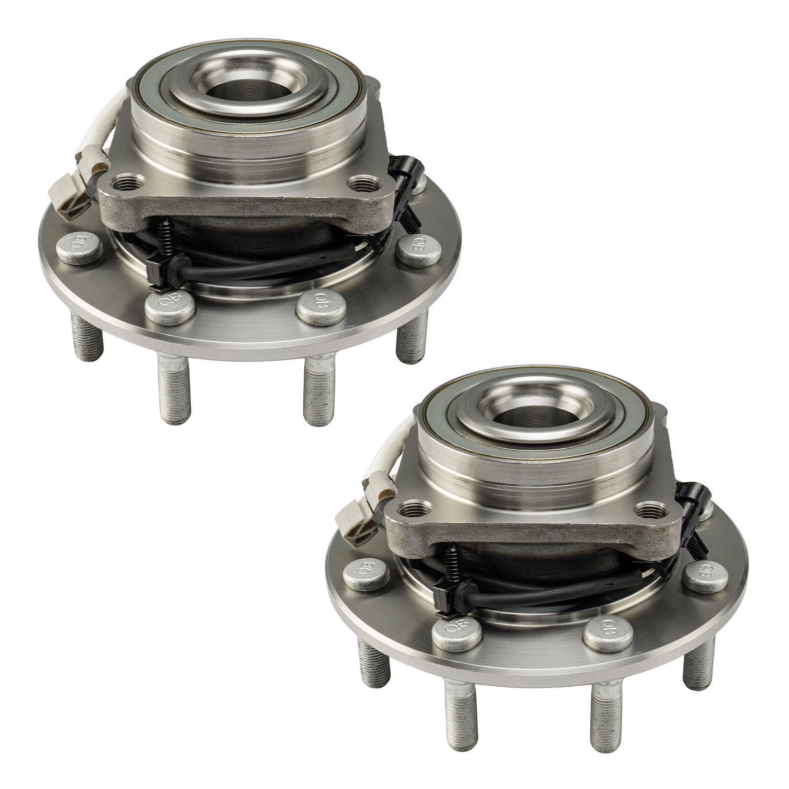2Pcs Front Wheel Hub Bearing Assembly for Chevrolet Silverado 3500 Sierra 4WD