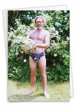 1 Funny Thank You Card with Envelope - Abundant Appreciation C7336TYG