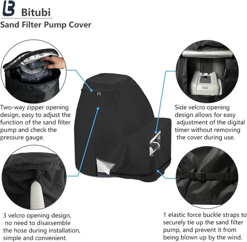 Bitubi Sandfilter Pumpendeckel für INTEX Krystal Clear Sandfilterpumpe - Bild 1 von 4