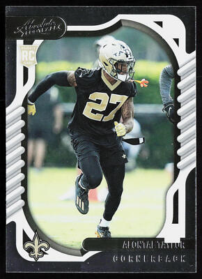 2022 Panini Absolute Retail Alontae Taylor #143 Rookie RC New Orleans Saints