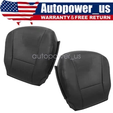 Driver / Passenger Perforated Leather Lower Seat Cover For 2007-2012 Lexus LS460