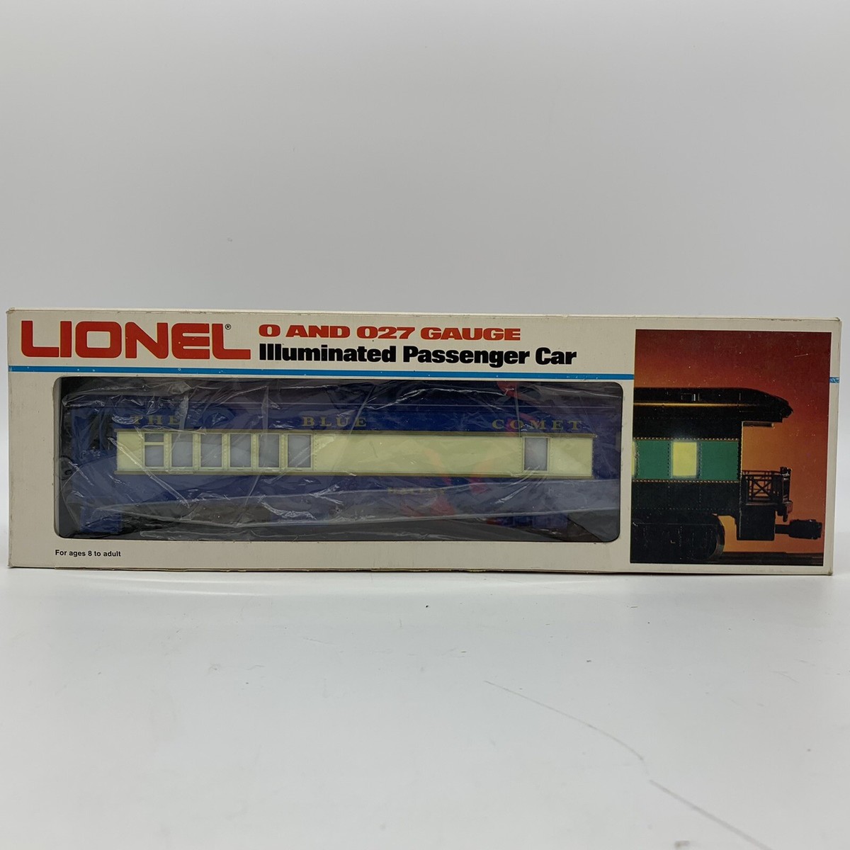 Lionel O & O27 Gauge Illuminated Passenger Blue Comet 6-9537