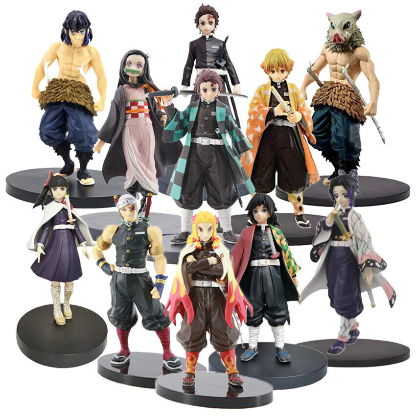 Buy Trunkin Demon Slayer Hashira Mascot and Tanjiro Chibi Small Action  Figure Set of 10 Kimetsu no Yaiba Anime Figures Doll Toys Fan Collection  Gifts for Kids and Adults Figurine Online at