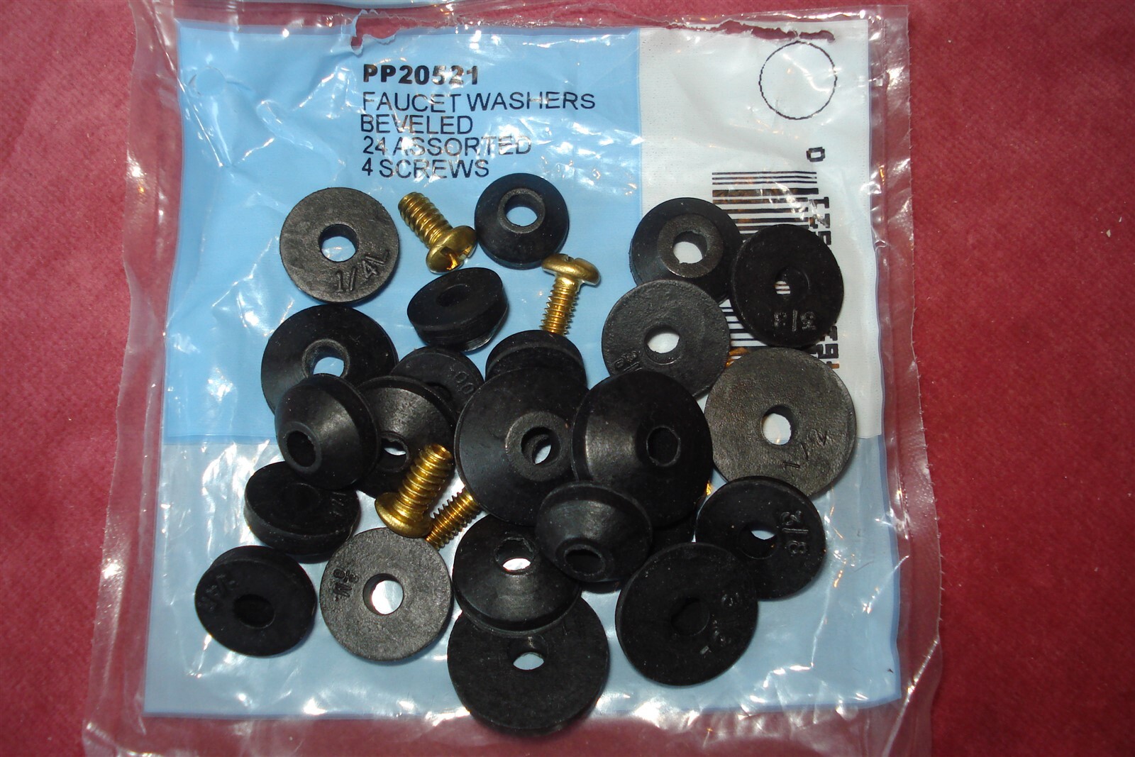 (1082.) Assorted Beveled Washers for Faucets w/ Screws PP20521 eBay
