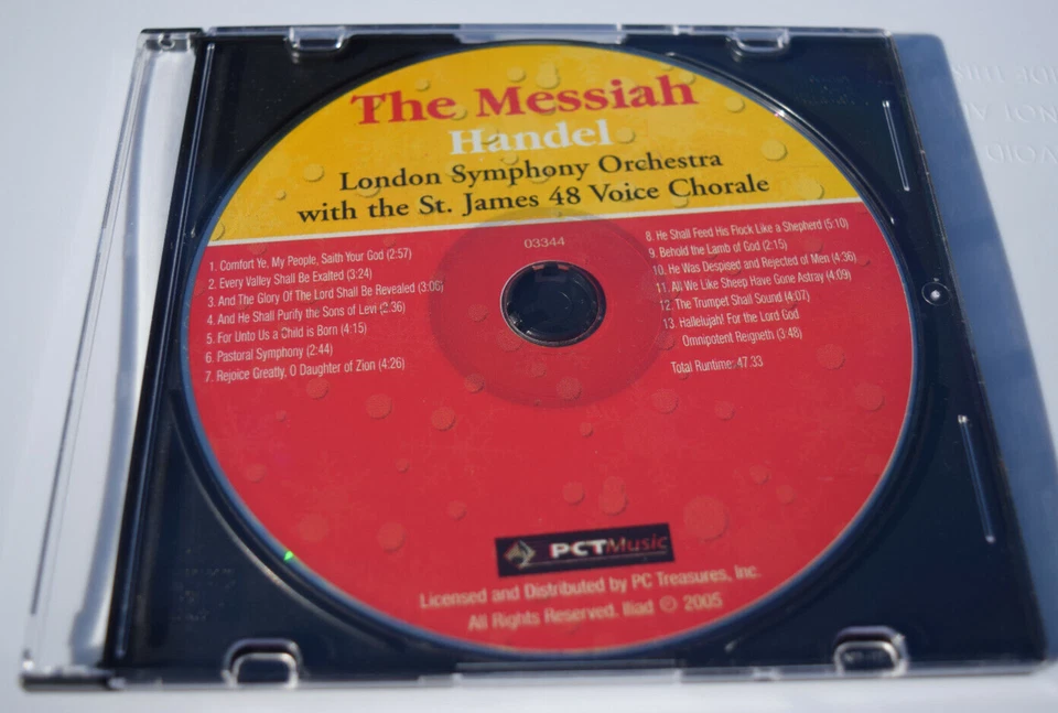 Christmas Classical The Messiah Music CD London Symphony Orchestra  Foto 4 de 4