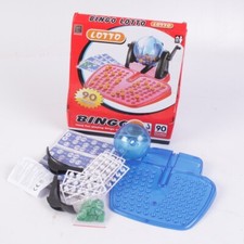 Gioco Bingo Lotto Macchina Tombola sorteggio Numeri 90 120 Gettoni Tavolo Natale