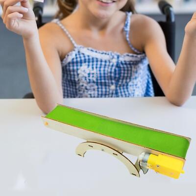 Elektrisches Förderband Modell Holzbausätze Projekt Kinder 3D Puzzles