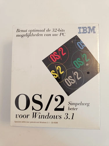 IBM OS/2 Special Edition for Windows 3.1 *NEW and Factory Sealed* Rare (NL)