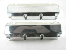BBF Ford 429-460 Fabricated Tall Aluminum Valve Covers W/O Hole Polished E41364P