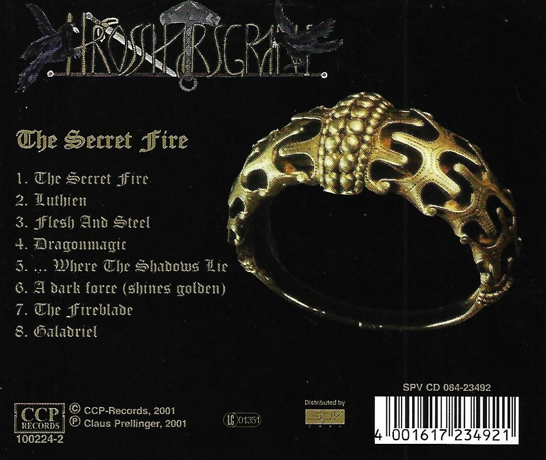 The Secret Fire by Hrossharsgrani (CD, Jun-2012, CCP) for sale