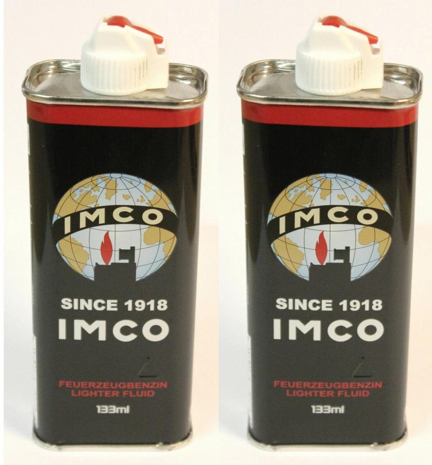 2 Stück IMCO Benzin Das Original 133ml Feuerzeug Benzin auch für Zippo geeignet