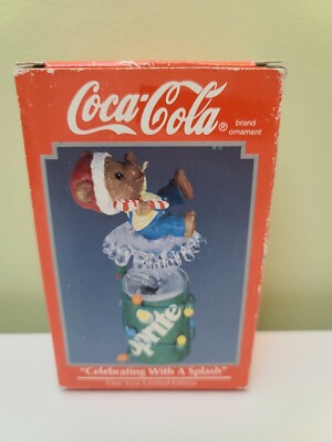 Coca-Cola Christmas Tree Ornament  Sprite Can ''Celebrating With a Splash''