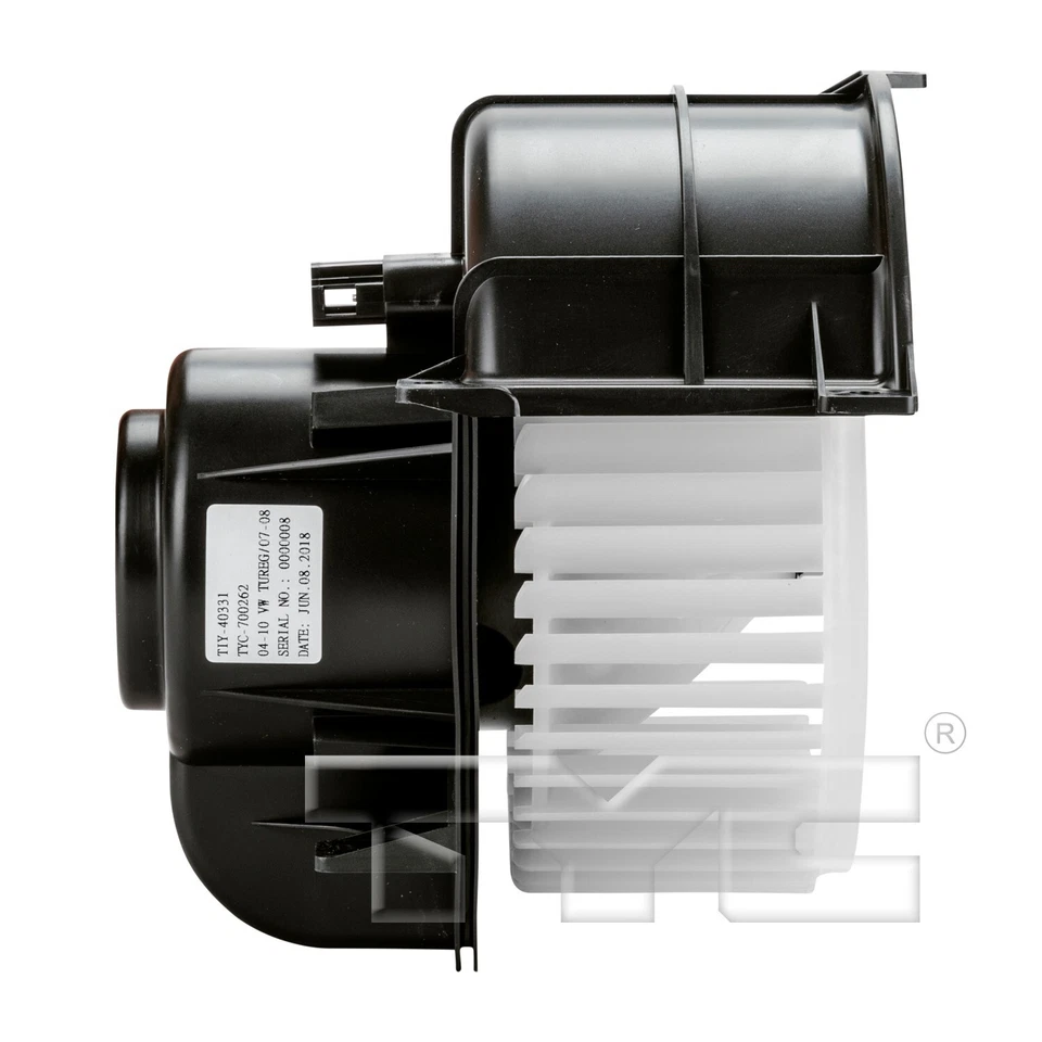 Motor soplador delantero para Volkswagen Touareg 2004-2010 HVAC TYC 2005 2006 2007 2008 Foto 4 de 4