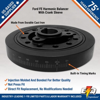Ford 360 / 390 CID 64-78 Car & Truck Harmonic Balancer