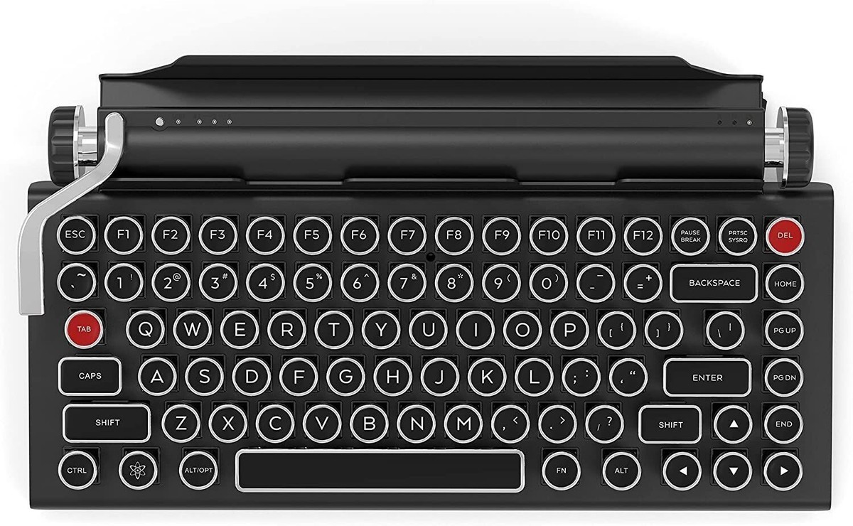Qwerkywriter Retro Typewriter Bluetooth Keyboard US Sequence From