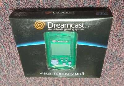 Sega Dreamcast Visual Memory Unit VMU Model HKT-7000 OEM Smoke Green ( BRANDNEW)