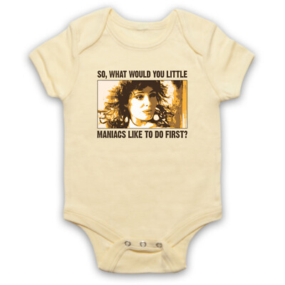 LITTLE MANIACS INOFFIZIELLE SELTSAME WISSENSCHAFTSKOMÖDIE SCI-FI BABY WACHSEN BABYANZUG GESCHENK