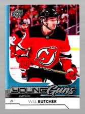 2017-2018 WILL BUTCHER Upper Deck Young Guns Rookie Card RC #248 DEVILS