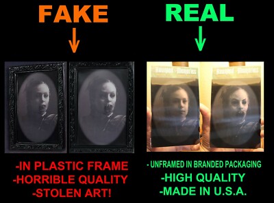 Horror Pictures ~ LO Halloween Changing Face Ghost Photo ~Beware of frame FAKES